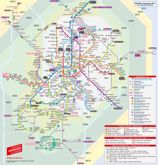 Plano de la red de tranvia de Madrid